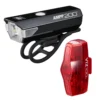 Set Foco Cateye AMPP 200 Y LUZ TRASERA VIZ100 USB
