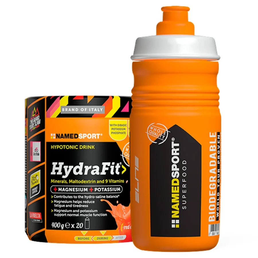HYDRAFIT 400g + SPORTBOTTLE HYDRA2PRO