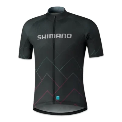 Jersey Team Shimano Negra Letras