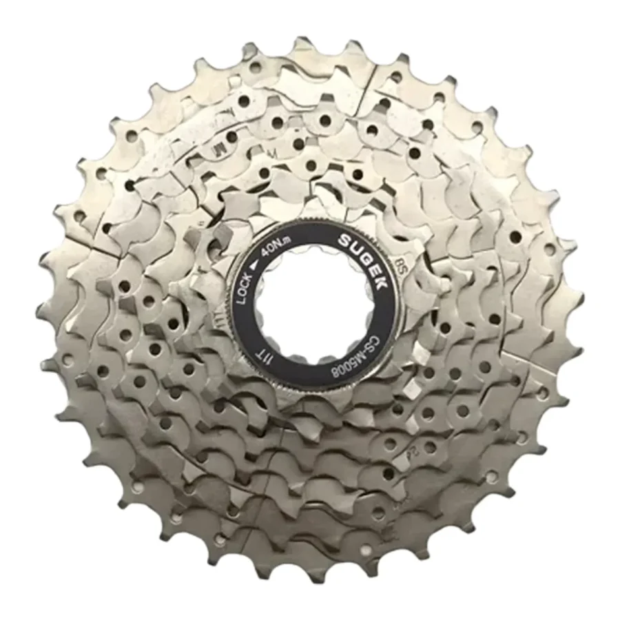 Piñón MTB Sugek 8 VEL (CS-M5008) 11-36 T Niquelado