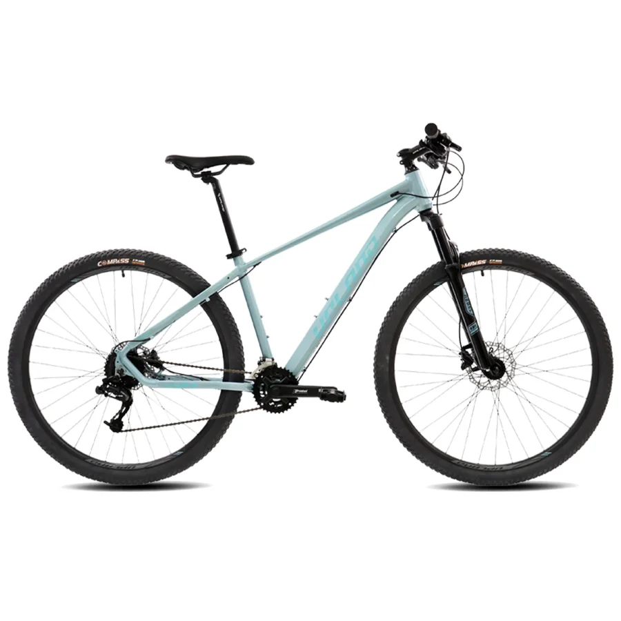 Bicicleta MTB Upland 2X8V Frenos Hidráulicos H. Suspensión 29er (Celeste/Gris)