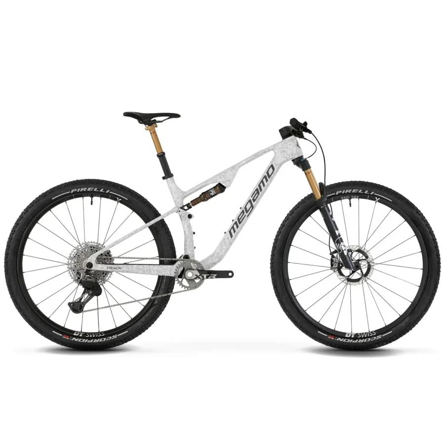 Bicicleta MTB Megamo Track 01 XTR Di2 12V. H. Fox 34SL Jade White