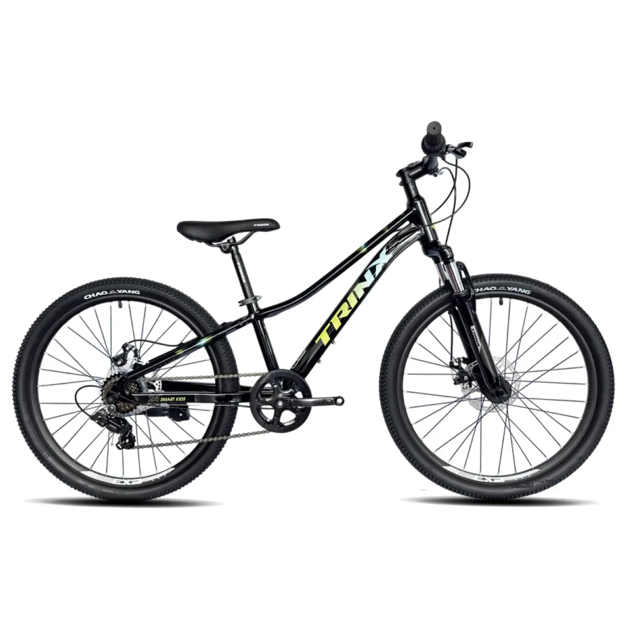 Bicicleta Trinx MTB Smart 7V. Frenos Disco H. Suspensión 24"  Black Green