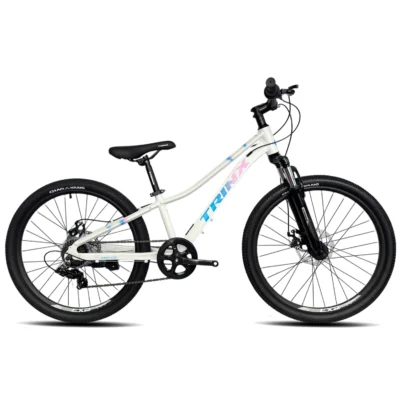 Bicicleta Trinx MTB Smart 7V. Frenos Disco H. Suspensión 24"  White blue