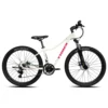 Bicicleta Trinx MTB Smart 7V. Frenos Disco H. Suspensión 26" White Red