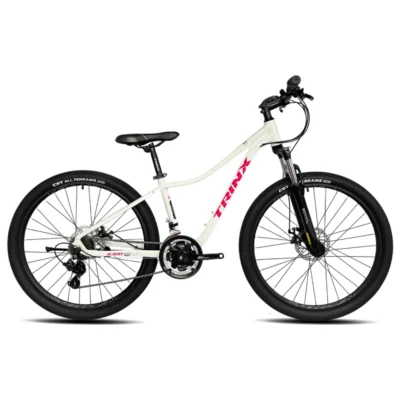 Bicicleta Trinx MTB Smart 7V. Frenos Disco H. Suspensión 26" White Red