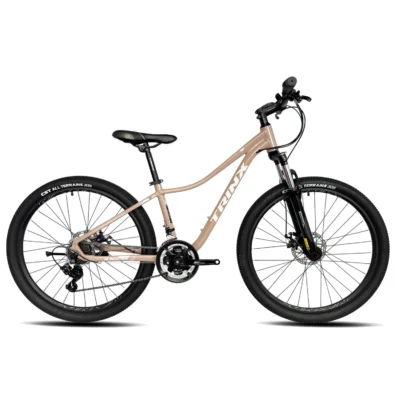 Bicicleta Trinx MTB Smart 7V. Frenos Disco H. Suspensión 26" White Brown White