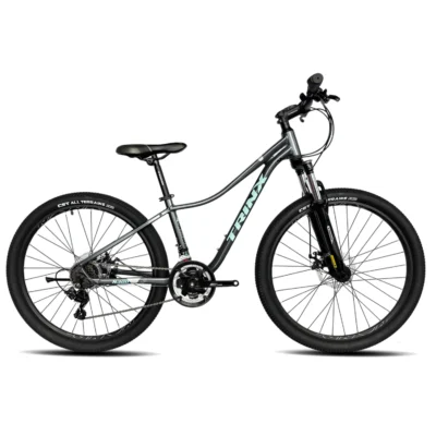 Bicicleta Trinx MTB Smart 7V. Frenos Disco H. Suspensión 26" Grey Cyan
