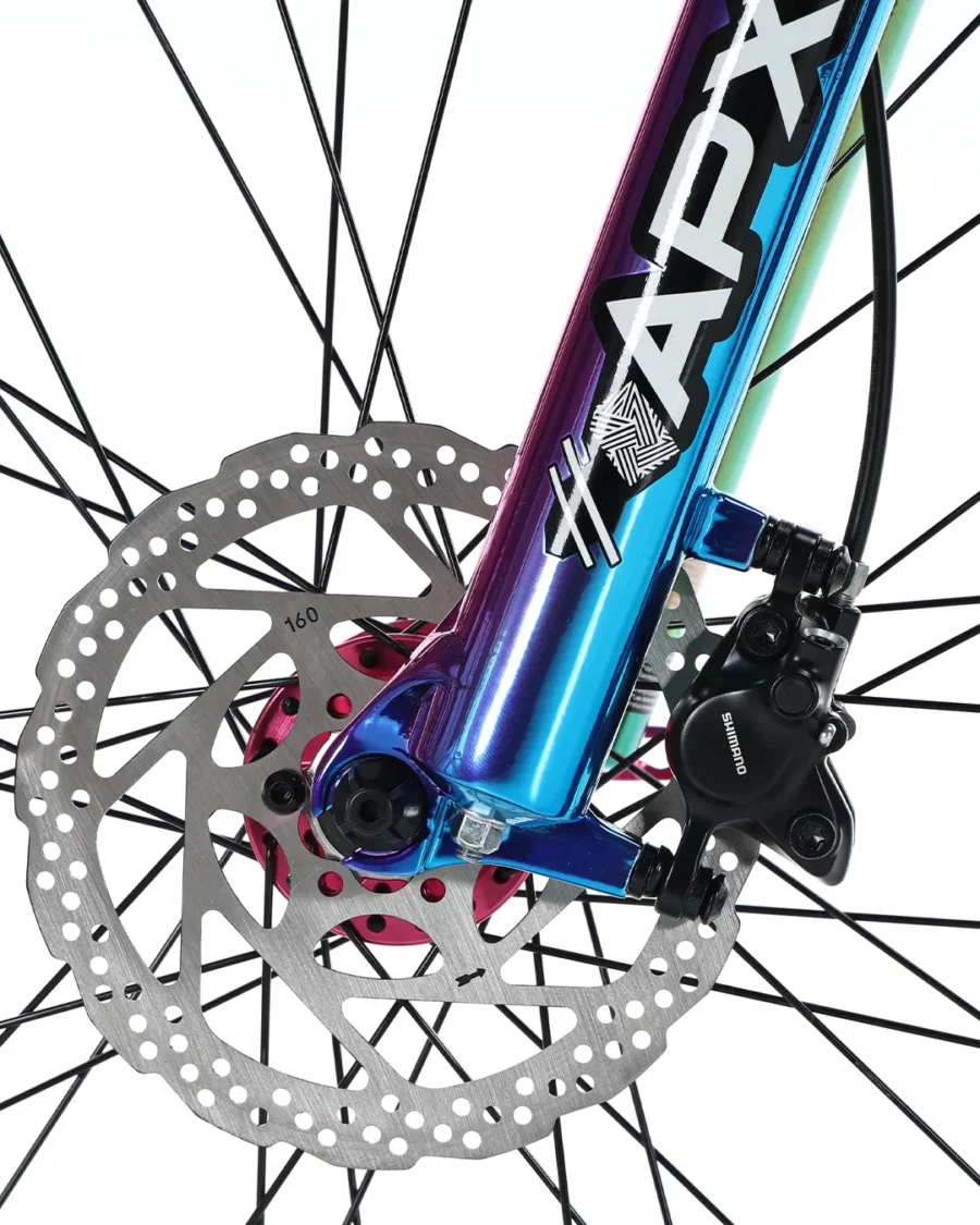 Bicicleta X-Race Apex Stunt Shimano 9V Suspension 26″ Tornasol