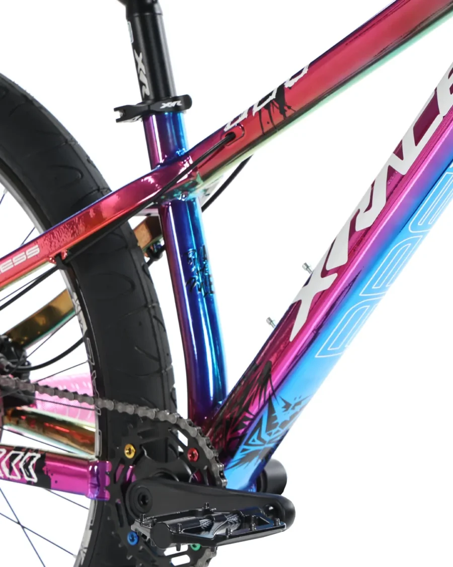 Bicicleta X-Race Apex Stunt Shimano 9V Suspension 26″ Tornasol