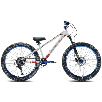 Bicicleta XRace Apex Stunt Micronew  9V Suspension 26″ Blanca